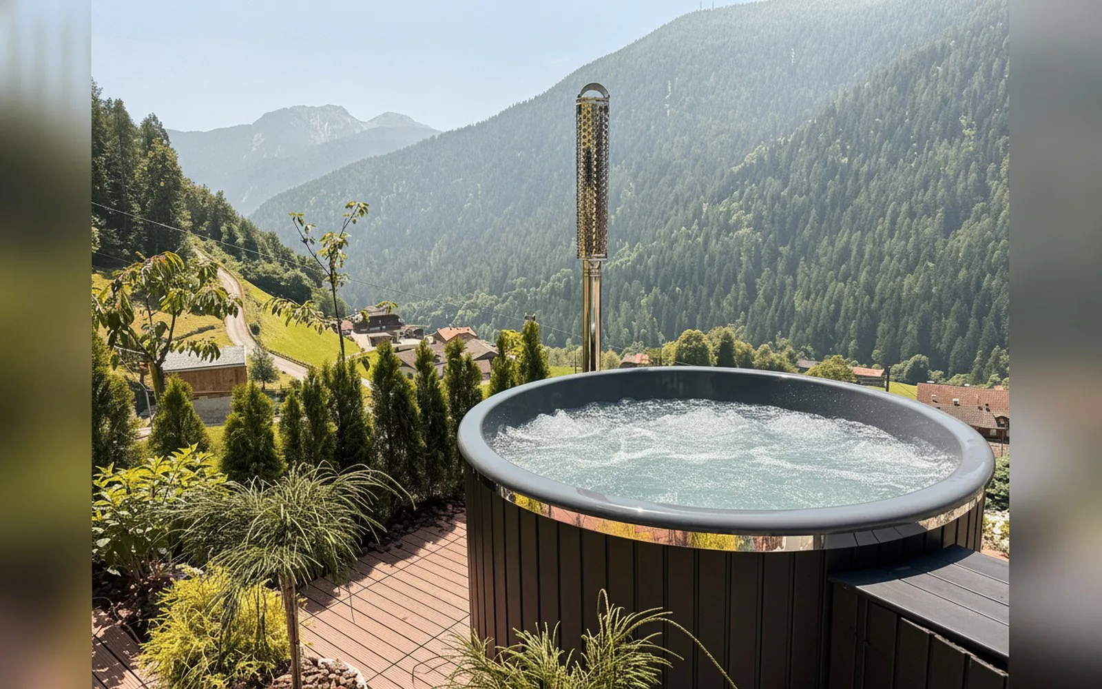 Villetta sulle Dolomiti — Appartamenti con vasca idromassaggio in Val di Rabbi, Trentino, 